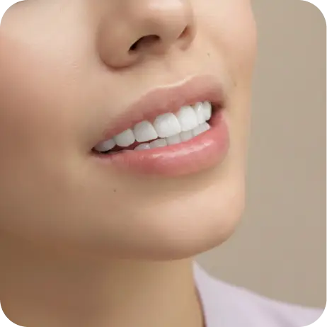 Detail of a healthy smile